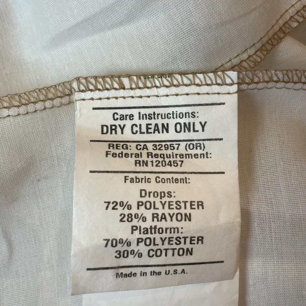 Faux Burlap‎ Jute Twin Daybed Skirt Tan 14